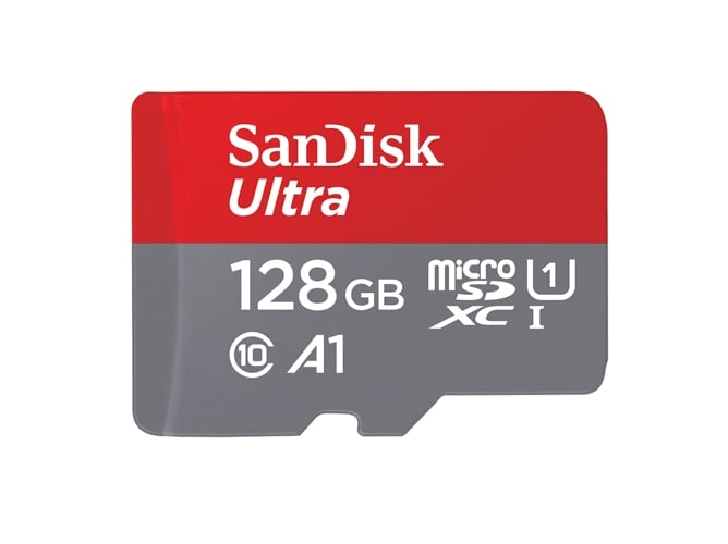 Tarjeta de Memoria Micro SDXC 128GB - SANDISK Ultra + Adaptador SD