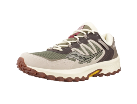 Zapatillas de Hombre SAUCONY Grid Peak Tecido Marrón (44)