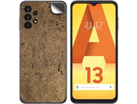 Carcasa para Samsung Galaxy A13 4G TUMUNDOSMARTPHONE Vinilo Textura Corcho Multicolor