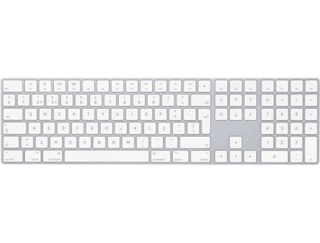 Teclado APPLE Magic (Portugués - Apple - Blanco)