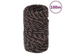 Cuerda De Barco Polipropileno Negra 2 Mm 100 M