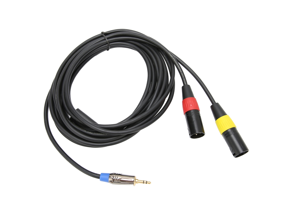 Cable Profesional De 1/8 De Pulgada A Xlr, Adaptador De 3,5 Mm A Xlr Doble Macho, 3 M/9,8 Pies, Para Iphone, Pc Y Portátil.