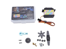 Servo Digital De 35 Kg Para Coche, Camión, Robot, Barco, Avión Rc 1/10 1/12, Aluminio, Rosa Y Azul.