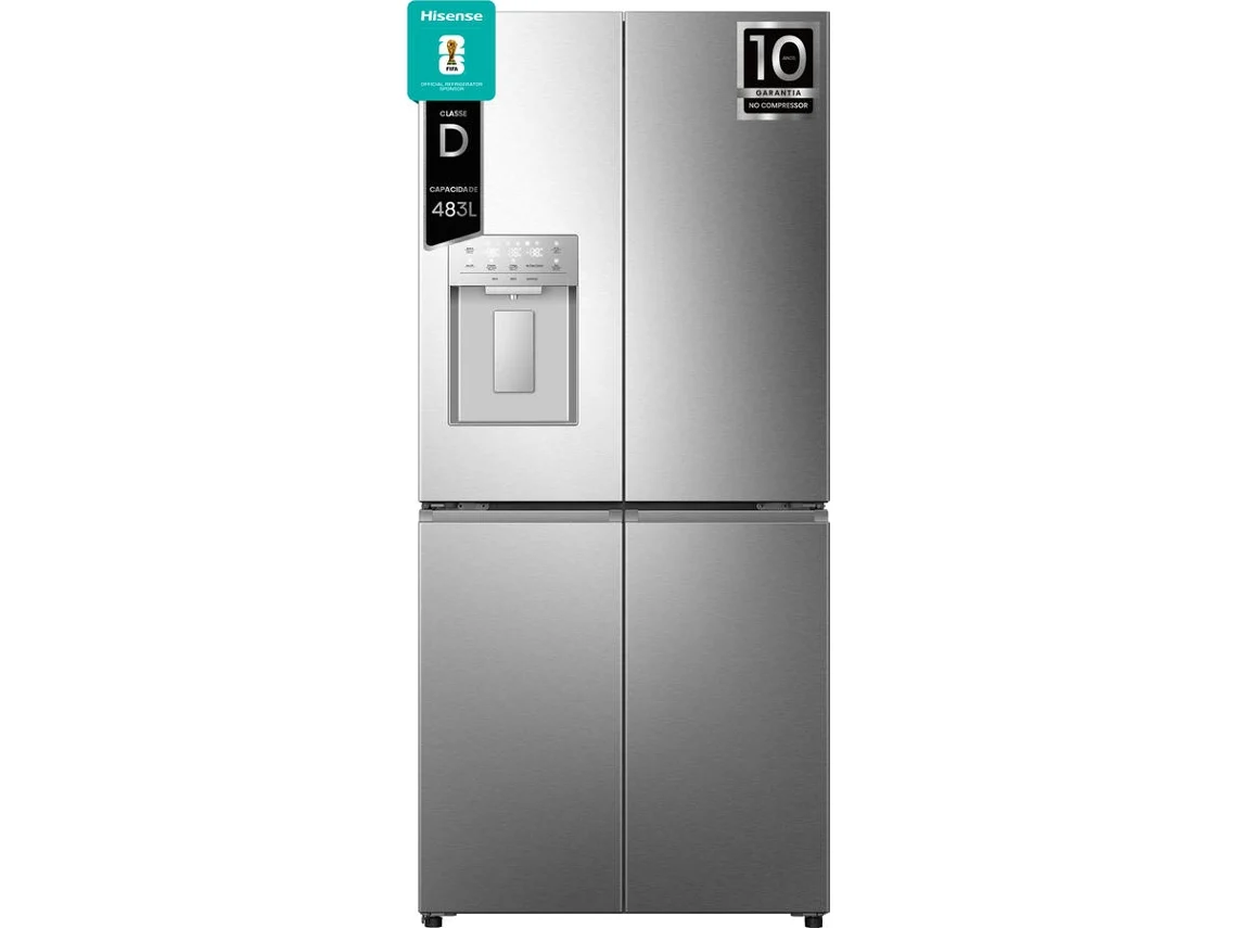 Frigorífico Americano HISENSE RQ5P470SYID D (No Frost - 1785 cm - 483 L - inox)