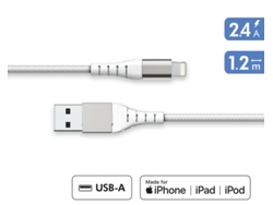 Cable Telemóvel FORCE CASE Blanco