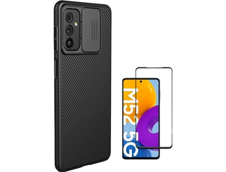 Funda + Protector de Pantalla Samsung M52 5G Nillkin Camshield Negro
