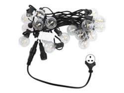 2026-luces De Cadena G40 25led 25ft Led Impermeable Bola De Vidrio Para Jardín Césped Decoración Festival Uk Plug 220v