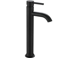 Mezclador de lavabo alto Rousseau negro pequeño Ilo