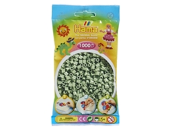 Juego de Mosaicos HAMA Set de Cuentas de Plastico midi eucalyptus (1000 Peças - Verde)