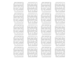20 Plantillas De Letras Huecas Reutilizables Para Pintar, Stencils De Alfabeto Para Proyectos De Arte, Cuadernos Y Diarios