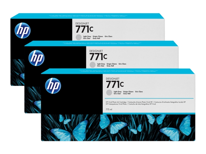 Pack cartuchos de tinta HP 771C - B6Y38A
