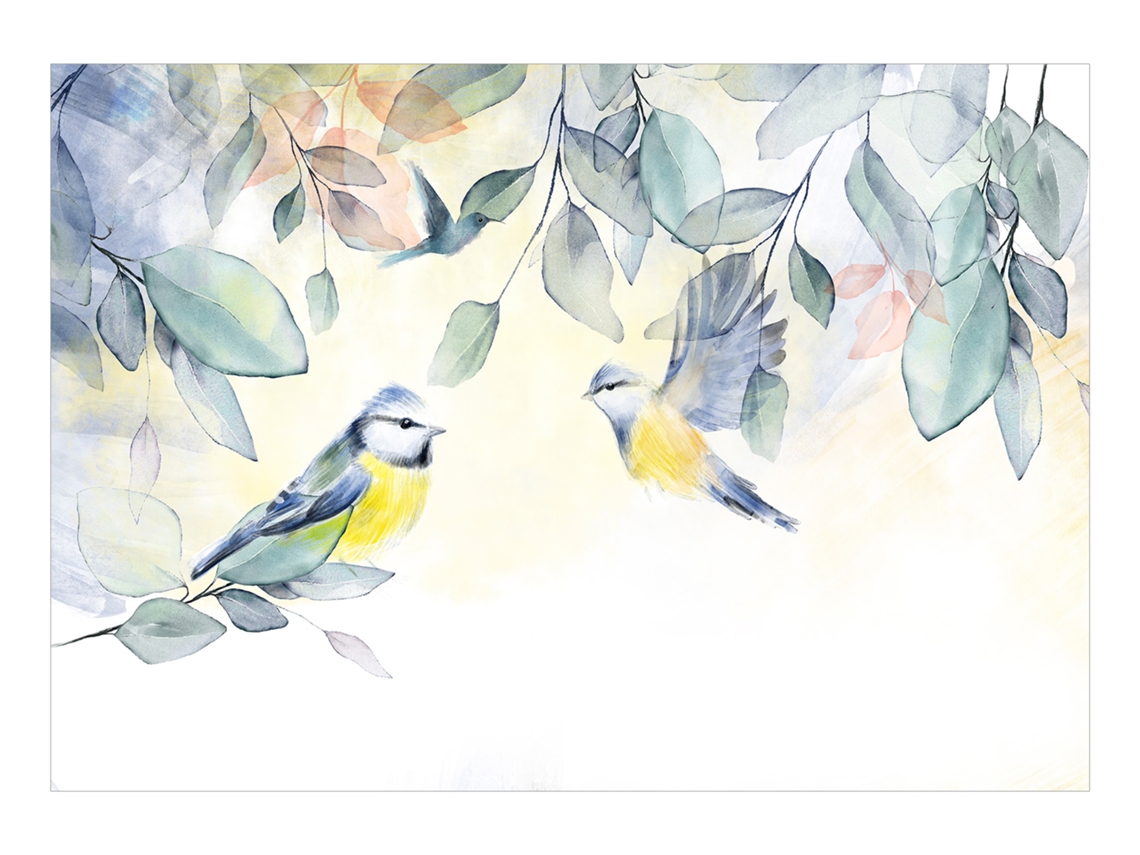 Papel de Pared ARTGEIST Colorful Titmouse (200x140)