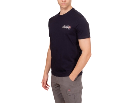 Camiseta de Hombre NAPAPIJRI Negro (2XL)