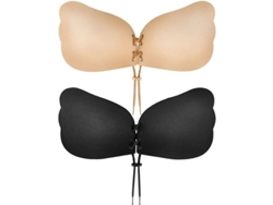 2026-sujetador Adhesivo Invisible Sin Tirantes Y Sin Espalda, Push Up, 2 Pares, Soporte Firme, Lavable
