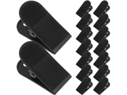 Juego De 16 Clips De Seguridad Negros Para Accesorios De Cintas De Correr.