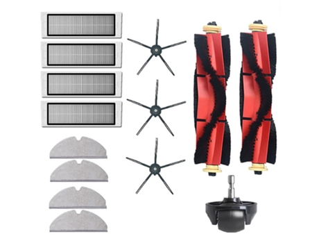 Kit de piezas de repuesto para Xiaomi Mijia Roborock S5 S5 MAX S6 S60 S65 S50 S55 E25 E35, paquete de 14 unidades