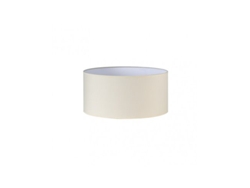 Pantalla Cilindrica Dori E27 beige 40Dx40dx21h Cm Tejido Popelin