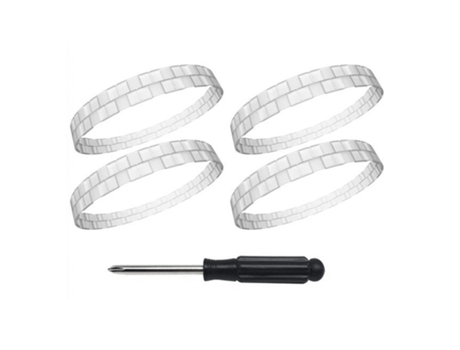 Kit de accesorios de piel de neumáticos antidesgaste para Robot aspirador, piezas para Xiaomi Mijia 1S 2S T4 T6 1C Roborock S50 S55 S6 S5Max