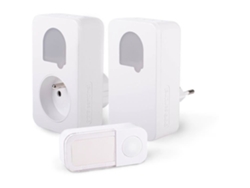 Juego De 2 Timbres Inalámbricos Scs Sentinel Sone Duo Sin Batería, Alcance De 150-50 Metros, Autónomos, Brilvibera_ptg