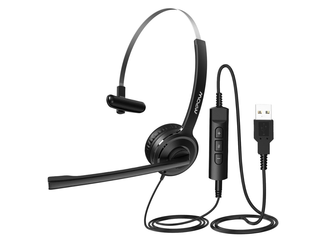  Auriculares con micrófono para laptop, auriculares con