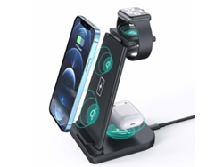 Cargador Estação Qi Para Apple, Samsung Yizhood Negro
