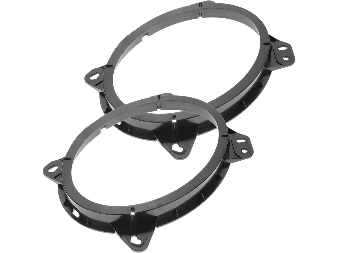Adaptador Para Altavoz De Puerta De Coche, Anillo Espaciador De Plástico Negro, Instalación