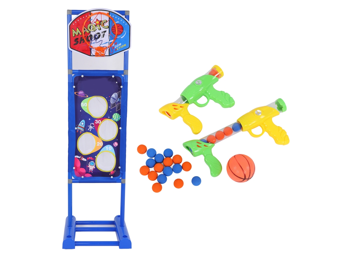 Juego De Juguetes De Disparo Aerodinámico Con Aire Potente, Bolas Suaves Eva, Bordes Suaves, Interactivo Para Niños
