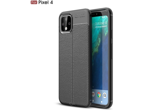 Carcasa Google Pixel 4 Rugged Leather Negro