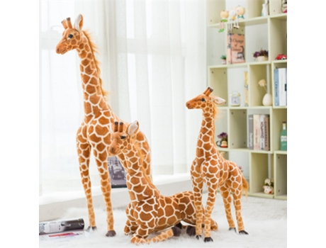 Enorme Jirafa Realista de La Vida Real Peluche Lindo Muñeco de Peluche 120Cm