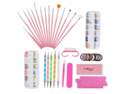 Conjunto De 10 Ferramentas Profissionais De Manicure E Arte De Unhas Para Decoração Com Esmalte E Gel