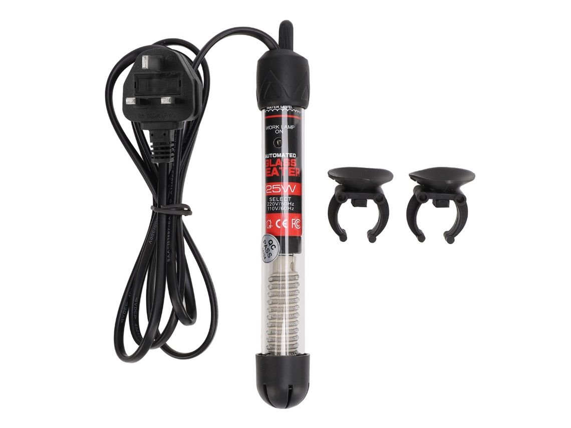 Barra Calefactora Sumergible Para Acuarios Con Termostato Automático, De Vidrio, Para Peces De Agua Dulce Y Salada.