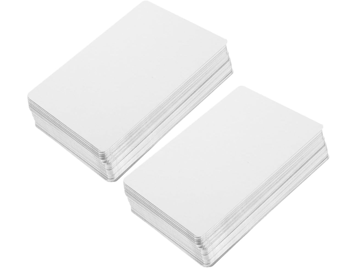 200 Tarjetas De Visita Metálicas En Blanco De Aleación De Aluminio Para Sublimación, Ideales Para Imprimir En Casa.