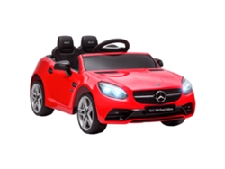 Coche Eléctrico Infantil Mando Pp Metal Luces Rojo