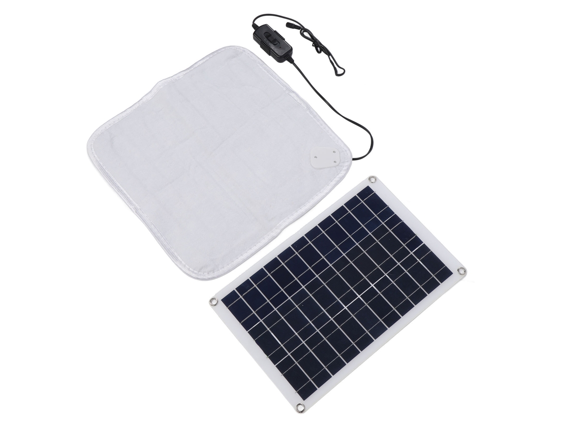Panel solar monocristalino portátil de 50 W con manta térmica para exteriores