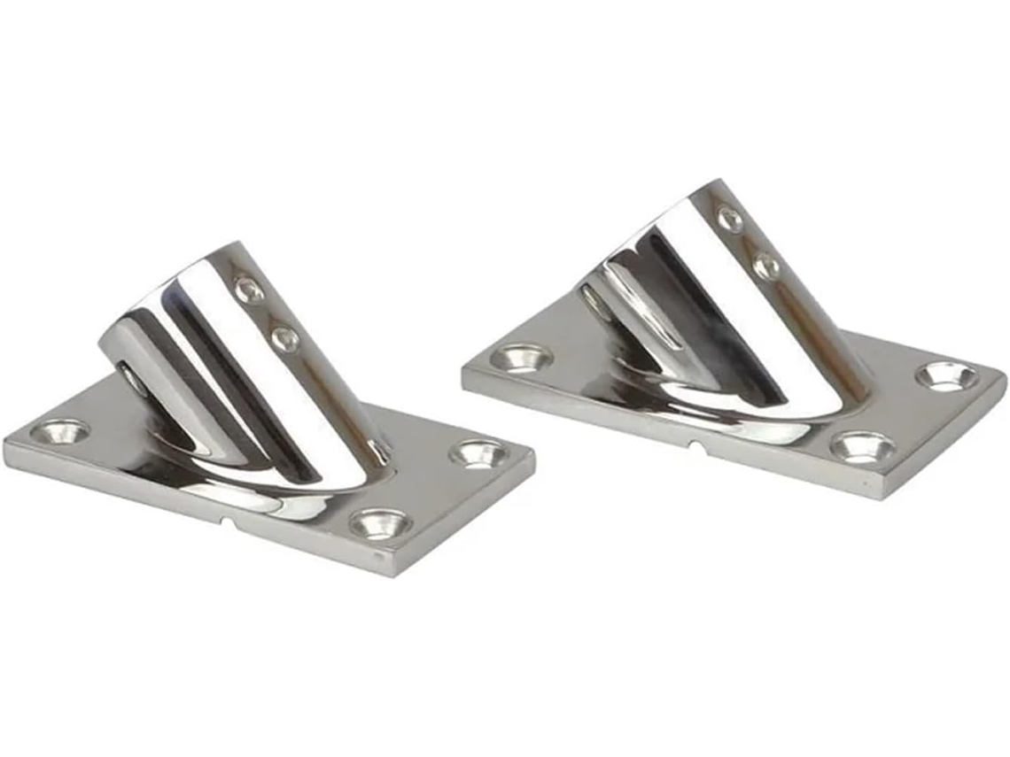 Conectores De Main Courante En Acier Inoxydable 316, Carrés À 45 Grados, Raccords 22mm 25mm,