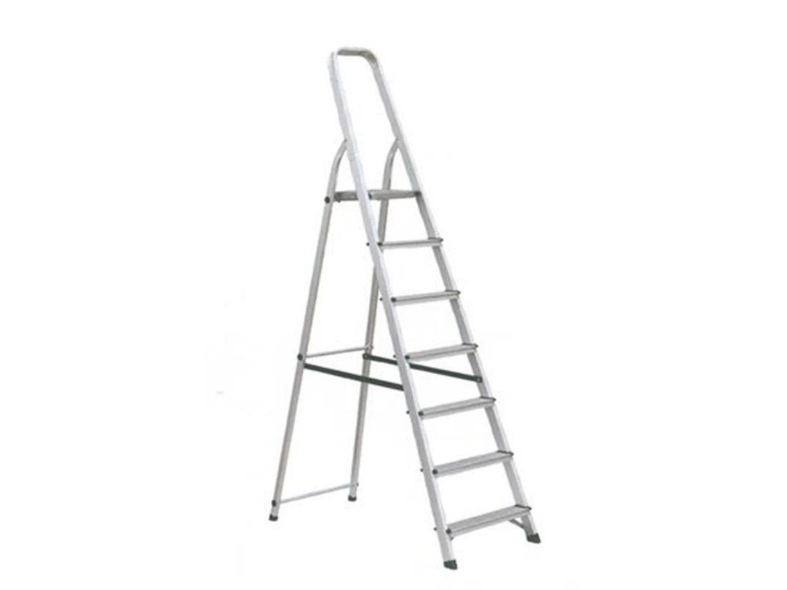 Escalera aluminio 7 peldaños hogar en131