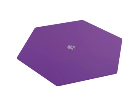 GAMEGENIC - Magnetic Dice Tray Hexagonal Black/Purple (EN)