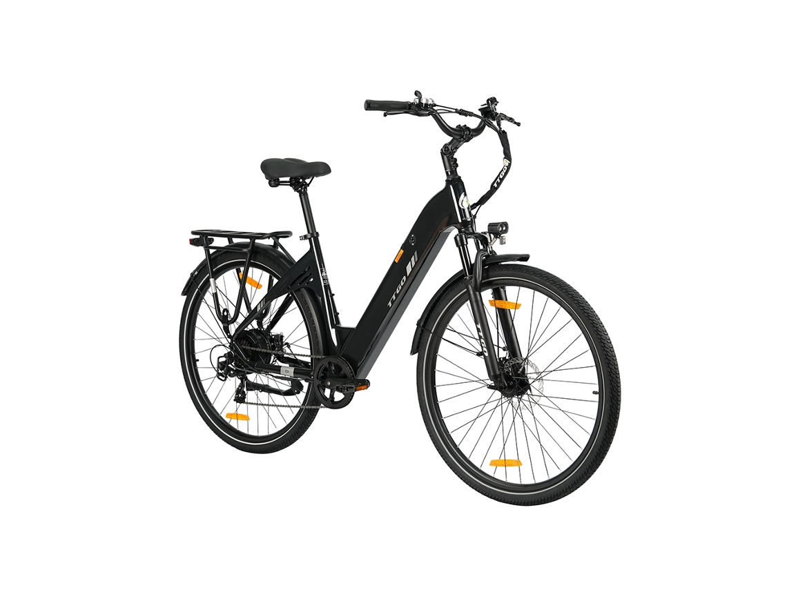 Bicicleta Eléctrica Urbana Ttgo C3 Se, Motor de 250 W con 52 Nm de Par y Batería de 36 V 18 Ah.