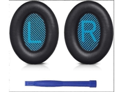 Estuche para auriculares Bose QC35 QC25 QC15, protector de orejas AE2, funda de esponja, protector de orejas de cuero, consistencia superior