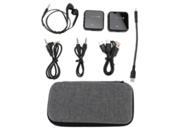 Micrófono De Solapa Inalámbrico 2.4g Con Reducción De Ruido De 80 M Y 18 Horas De Alcance, Ideal Para Vlogging Y Streaming.