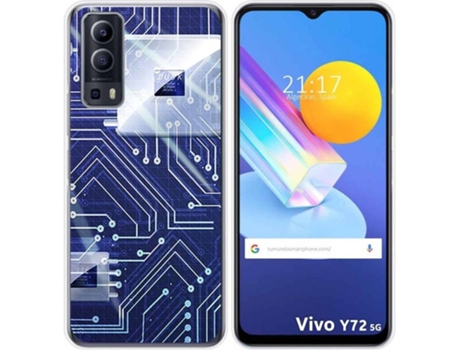 Carcasa Vivo Y52 5G TUMUNDOSMARTPHONE Circuito Multicolor