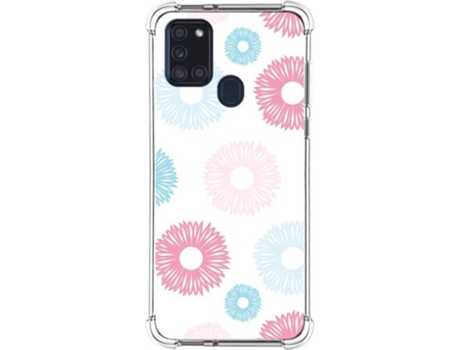 Carcasa Samsung Galaxy A21s TUMUNDOSMARTPHONE Dibujos Antigolpes Flores 06 Multicolor