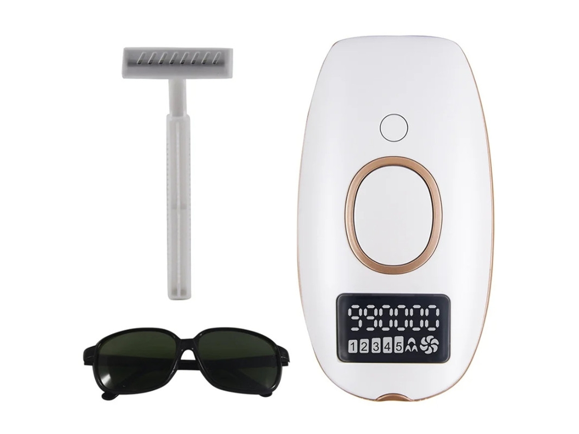 Dispositivo de depilación IPL para el hogar, depilación permanente mejorada con 999.999 flashes, máquina de depilación láser Yizhood