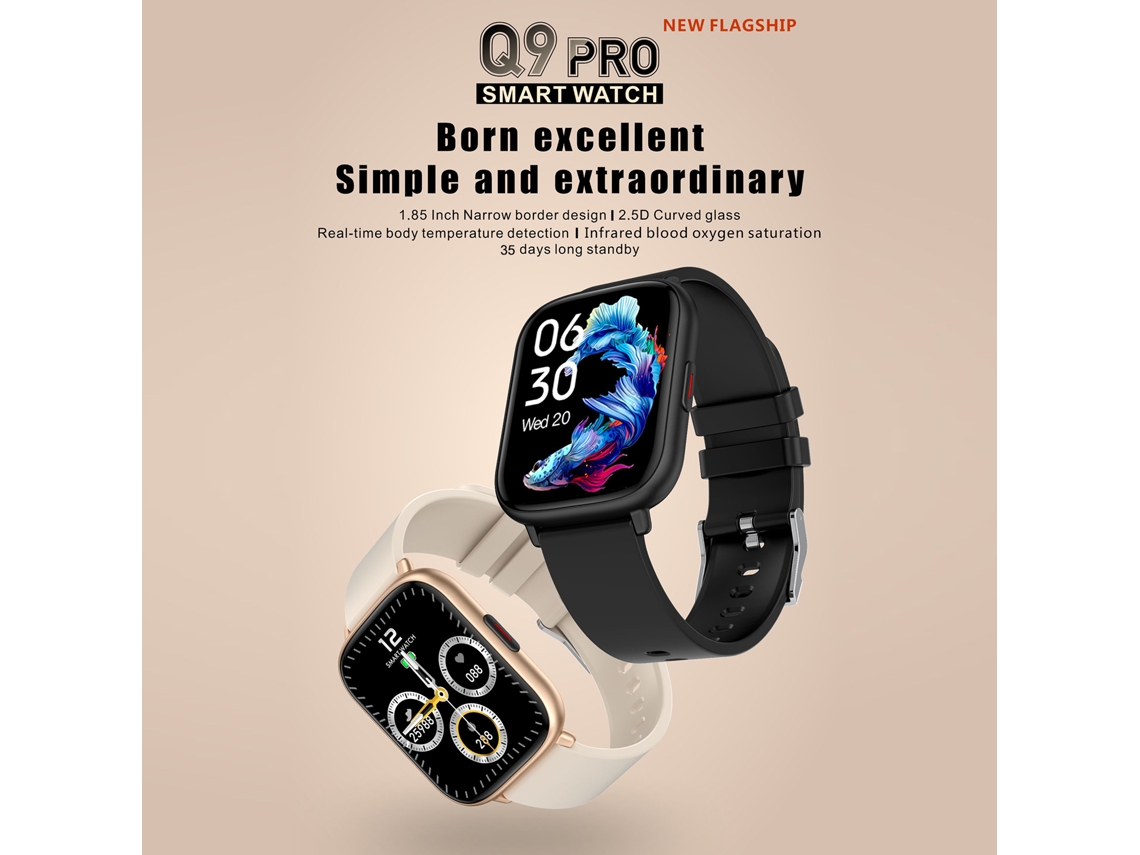 Pulsera Inteligente Reloj Deportivo Con Monitor De Salud De Temperatura Y Rastreador De Fitness Para Hombres Y Mujeres