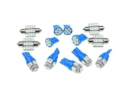 Kit De Bombillas Led T10 Azul Glacial Para Iluminación Interior, Que Incluye: