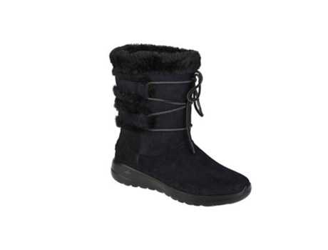 Botas On The Go Joy Cyclone SKECHERS Muljer (Negro - Tejido, Cuero Natural -38)
