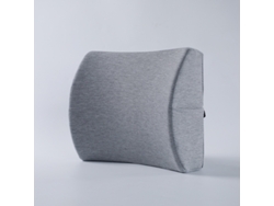 Almohadas De Soporte Lumbar De Espuma Viscoelástica Adecuadas Para Sillas De Oficina Y Asientos De Automóvil, Color Gris Gertiz