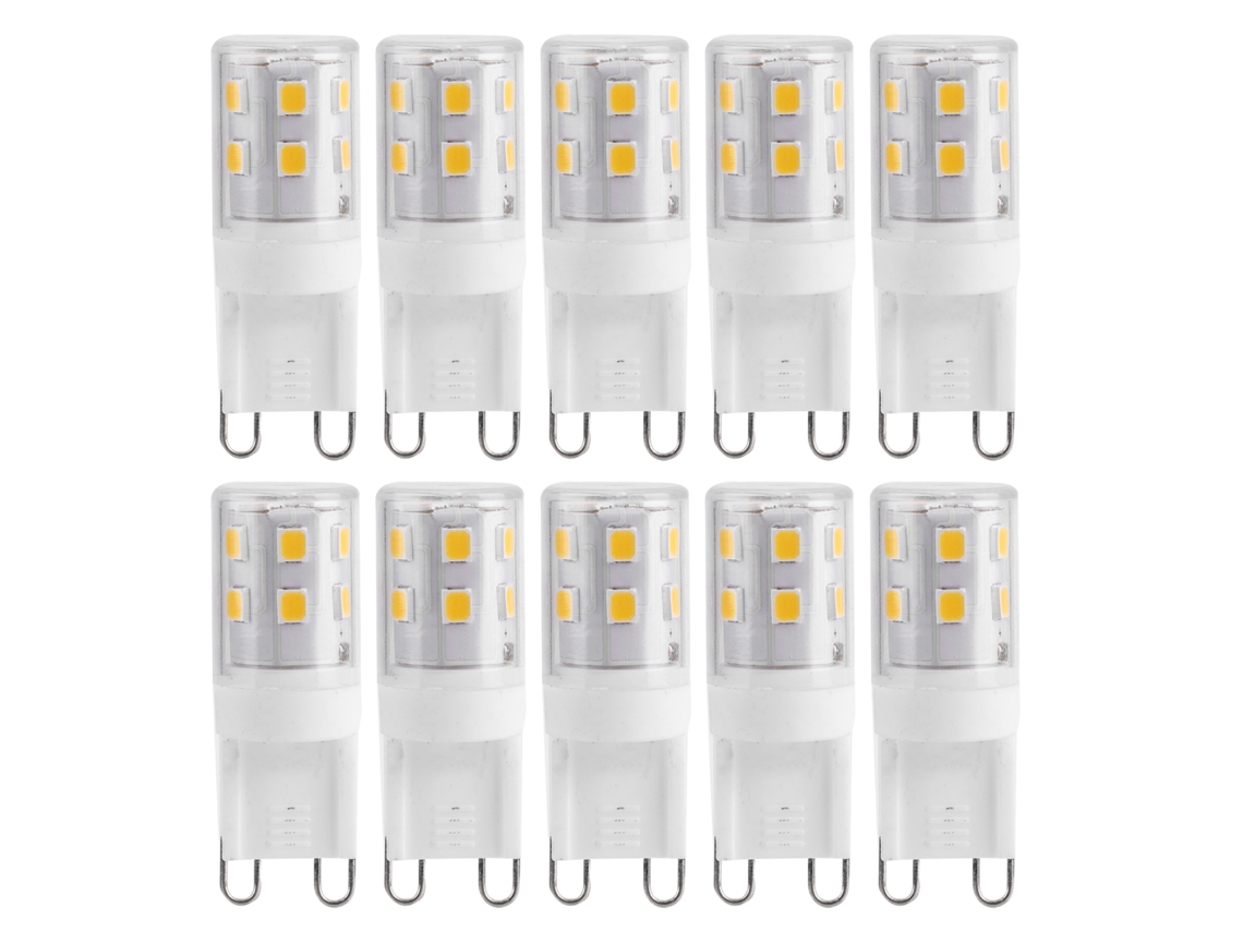 2026-10pcs Bombillas Led G9 Base Cerámica 2w 16led Para Lámparas De Techo Pared Iluminación Hogar 230v