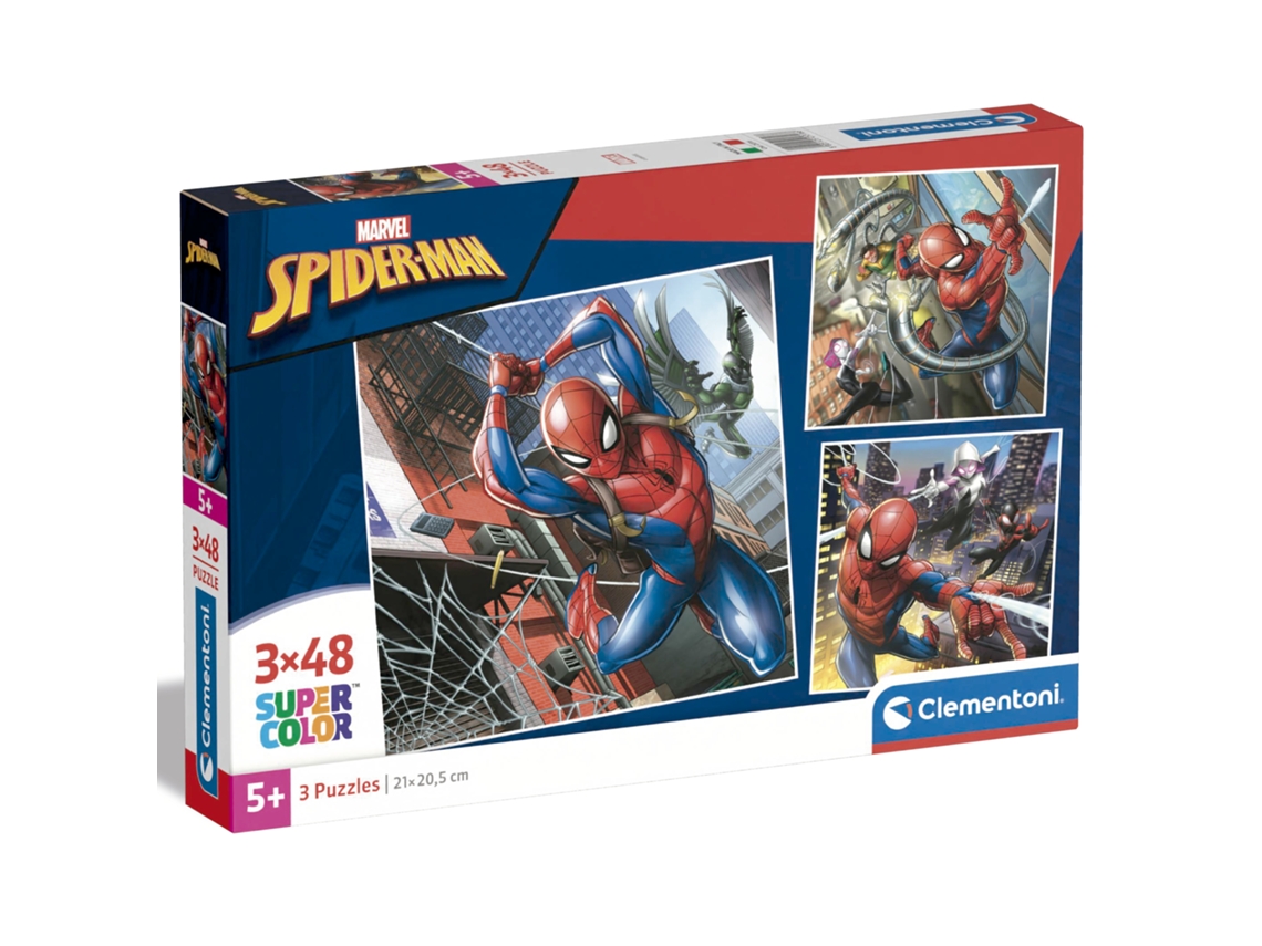 Puzzle 3 x 48 piezas Spider-Man Clementoni