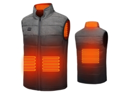 Chaleco Calentador Usb Para Hombre Y Mujer Con 3 Niveles De Temperatura Ajustable, Ideal Para Deportes Al Aire Libre